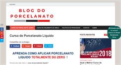 Desktop Screenshot of blogdoporcelanato.com.br